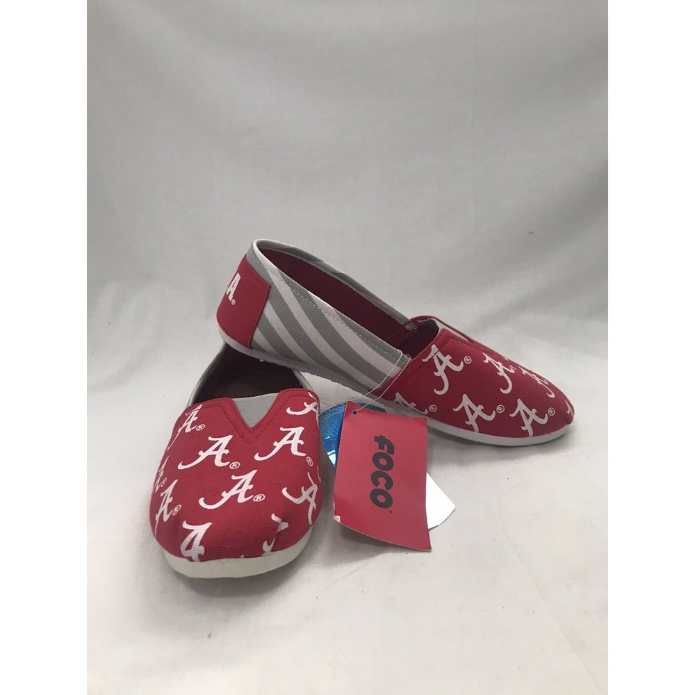 FOCO USA Alabama Crimson Tide slip on shoes shoes Womens Size Medium NCAA‎